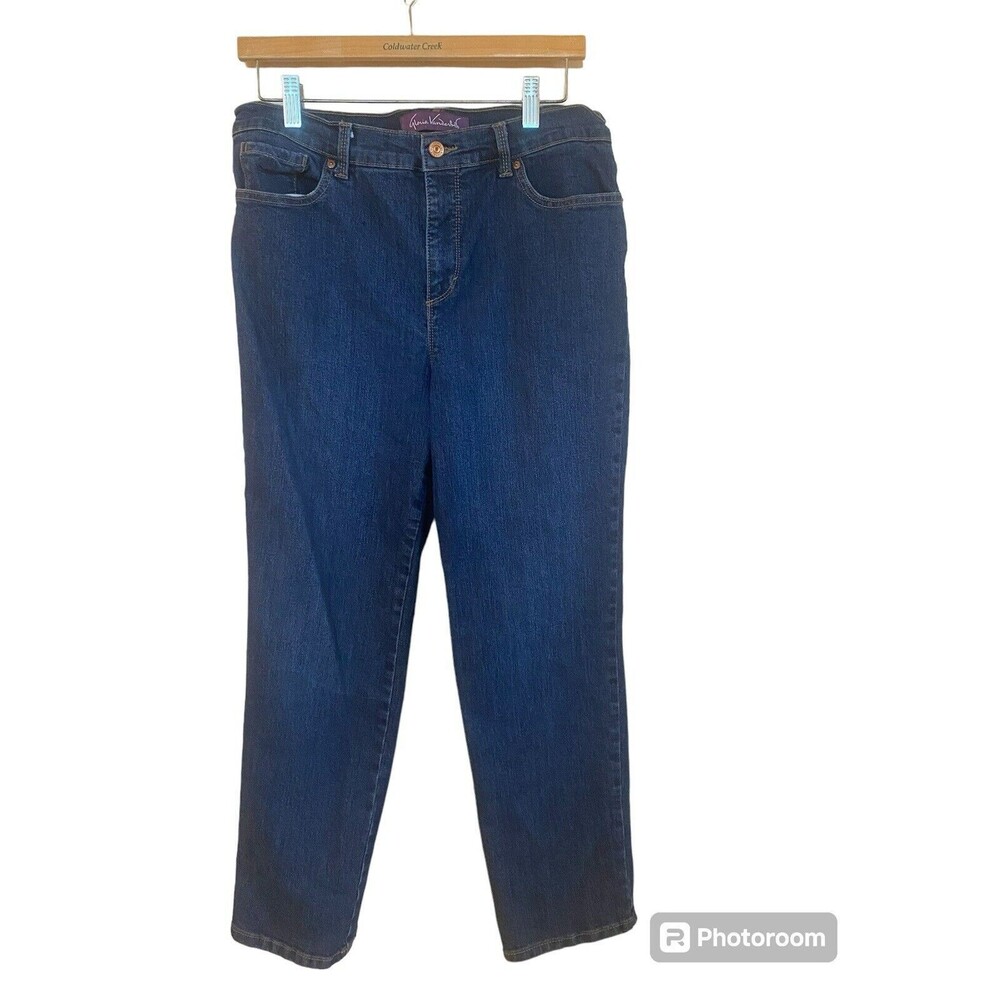 Gloria Vanderbilt Amanda Dark Wash Jeans 12P